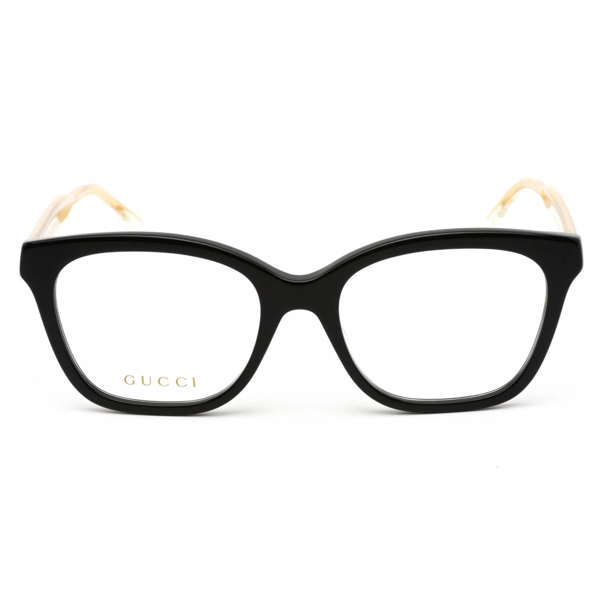 Gucci Women's Eyeglasses - Black Plastic Cat Eye Shape Full Rim Frame | GG0566ON 001