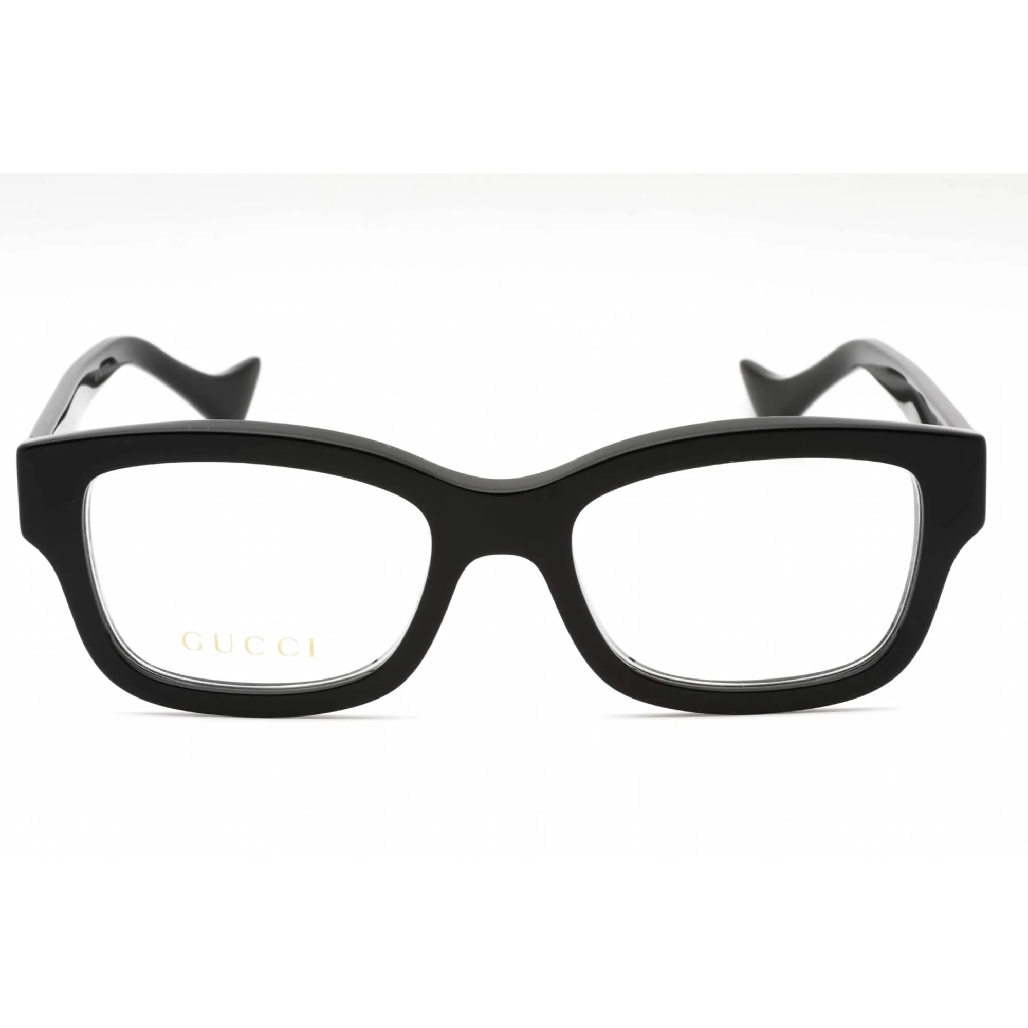 Gucci Women's Eyeglasses - Black Plastic Rectangular Full Rim Frame | GG1259O 001