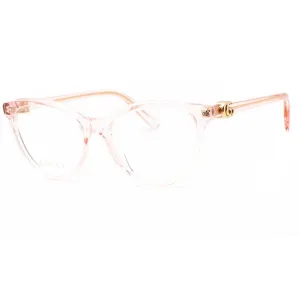 Gucci Women's Eyeglasses - Pink Cat Eye Full Rim Plastic Frame | GG1179O 007