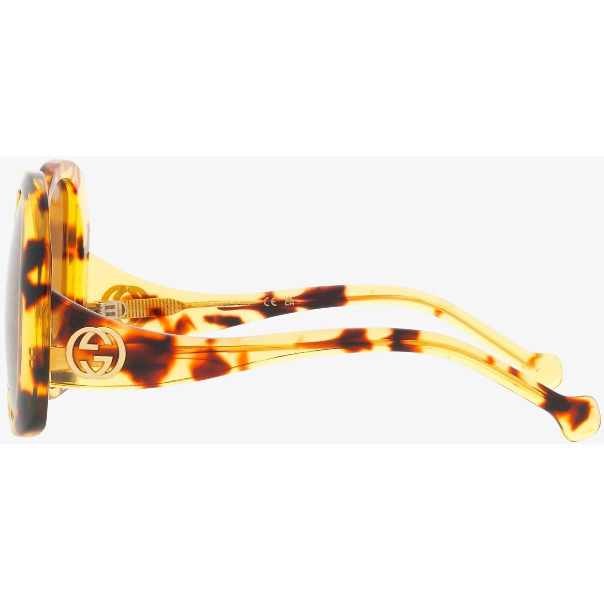 Gucci Women's Sunglasses - Havana Acetate Butterfly Frame Brown Lens | GG1235S 002