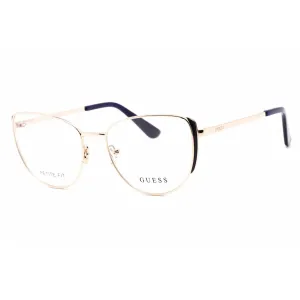 Guess Women's Eyeglasses - Full Rim Blue/Other Metal Cat Eye Shape Frame | GU2904 092