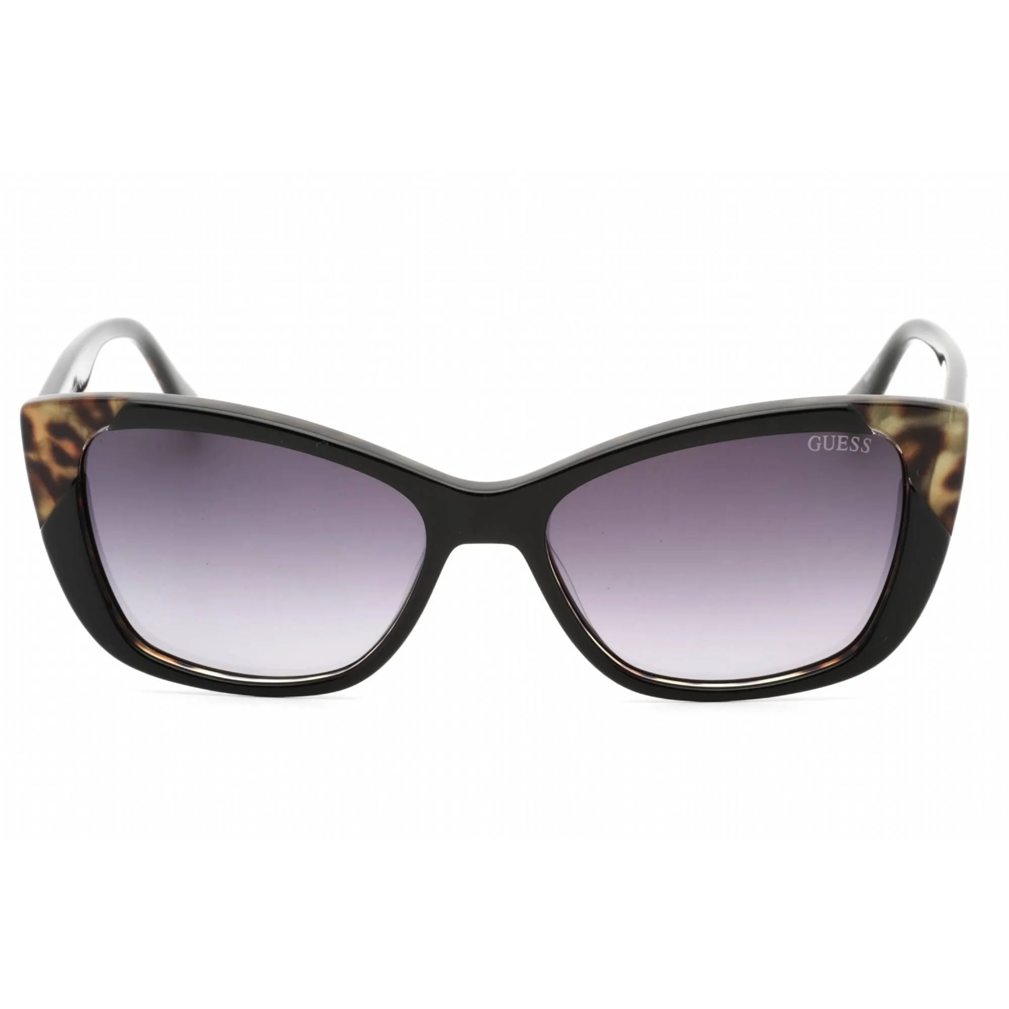 Guess Women's Sunglasses - Dark Blue Gradient Lens Black Cat Eye Frame | GU 7511 05B