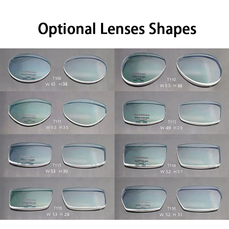 Handoer Unisex Rimless Customized Shaped Lenses 862 Alloy Eyeglasses
