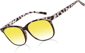 HAOLOTA Night Vision Driving Glasses Polarized HD Yellow Tinted Anti Glare Sunglasses for Men and Women
