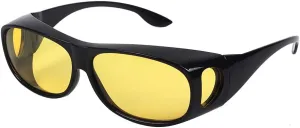 HD Night Day Driving Wrap Around Prescription Glasses Anti Glare Sunglasses with Polarized Lens for Man and Women
