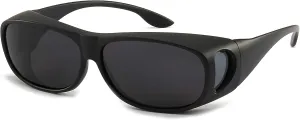 HD Night Day Driving Wrap Around Prescription Glasses Anti Glare Sunglasses with Polarized Lens for Man and Women
