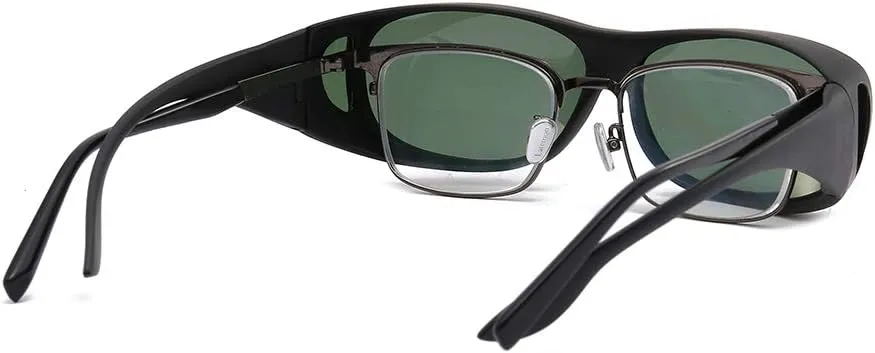 HD Night Day Driving Wrap Around Prescription Glasses Anti Glare Sunglasses with Polarized Lens for Man and Women