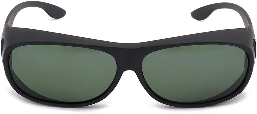 HD Night Day Driving Wrap Around Prescription Glasses Anti Glare Sunglasses with Polarized Lens for Man and Women