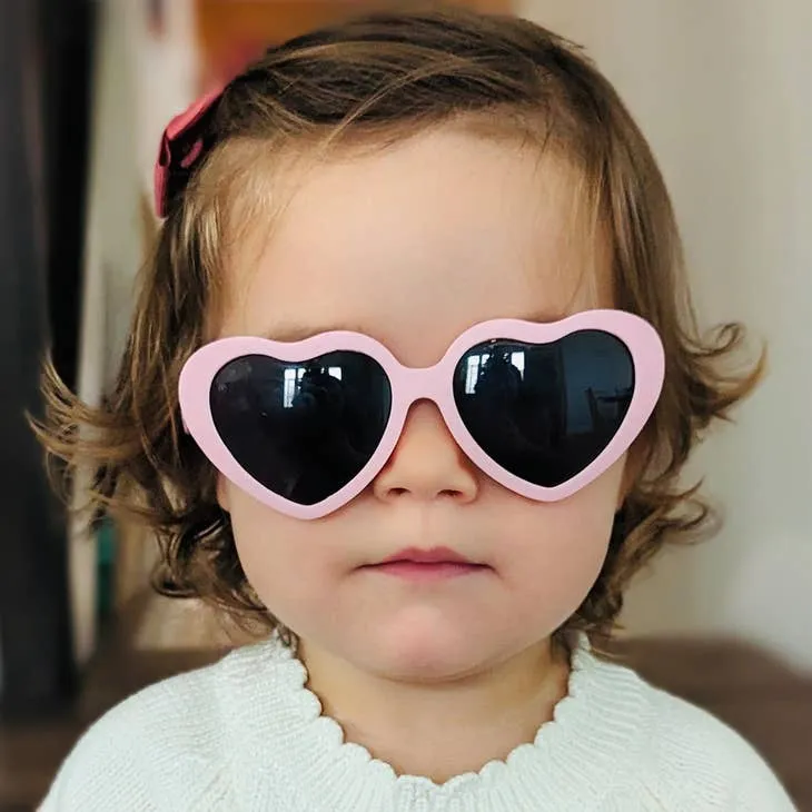 Heart Sunglasses - Peach (Various Sizes)