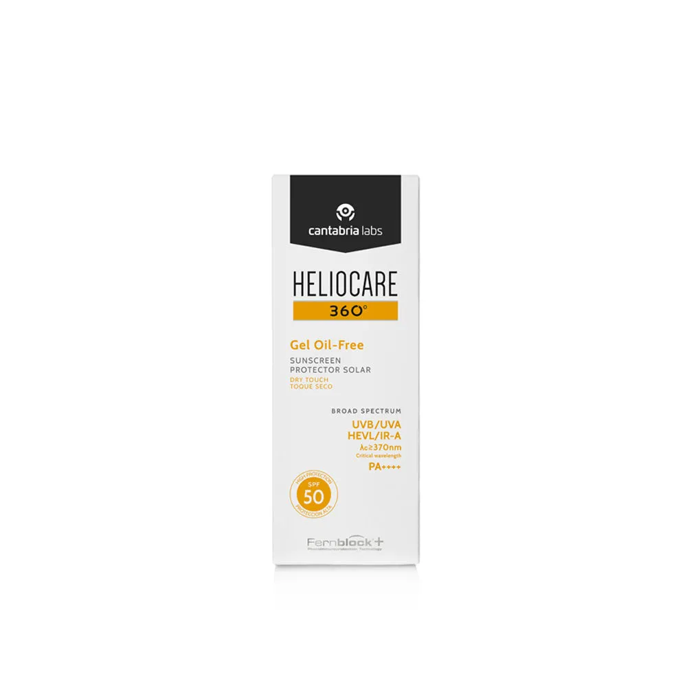 Heliocare 360 Gel Oil- Free | Spf 50  Sunblock | 50 ml
