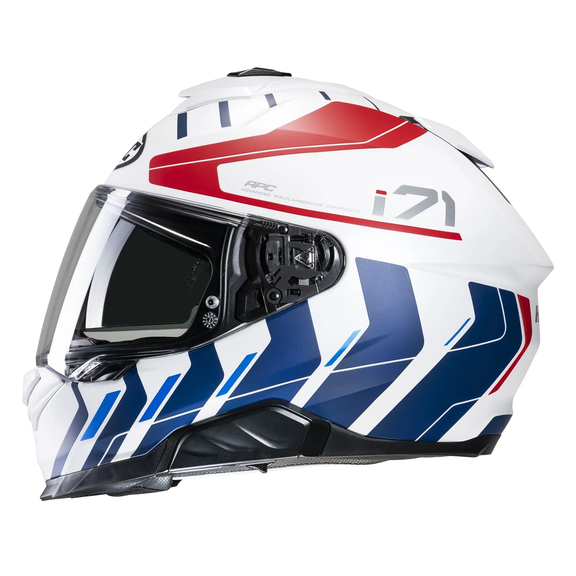 HJC I71 Simo MC21SF White Red Blue Motorcycle Helmet