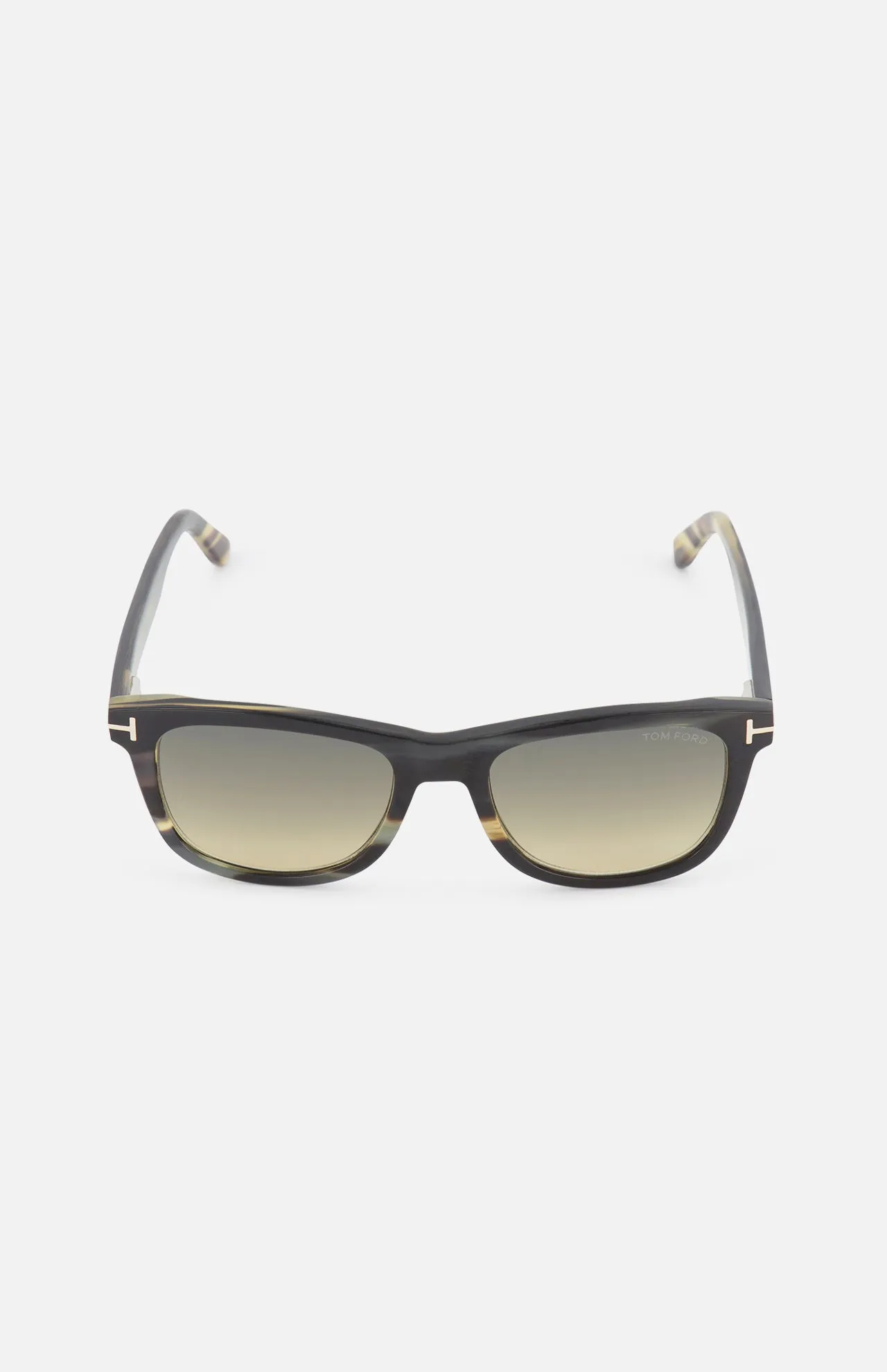 Horn Softly Squared Dark Brown Sunglasses