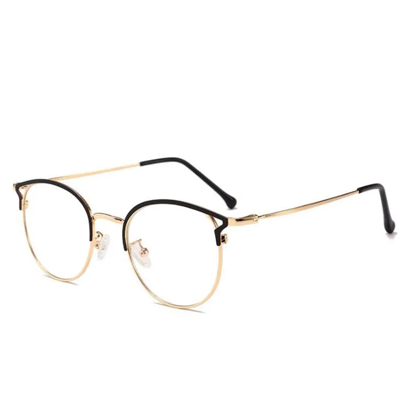 Hotochki Full Rim Cat Eye Alloy Frame Eyeglasses 9029