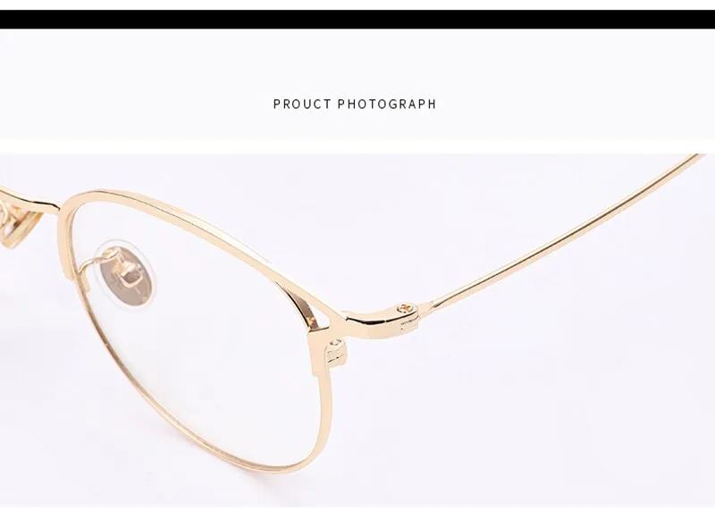 Hotochki Full Rim Cat Eye Alloy Frame Eyeglasses 9029