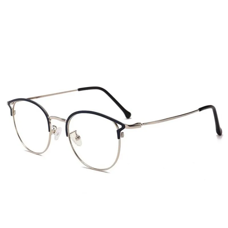 Hotochki Full Rim Cat Eye Alloy Frame Eyeglasses 9029