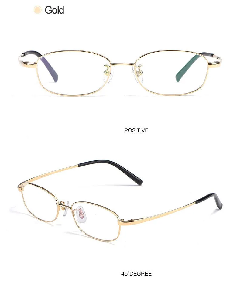 Hotochki Men's Full Rim Titanium Frame Eyeglasses 10196