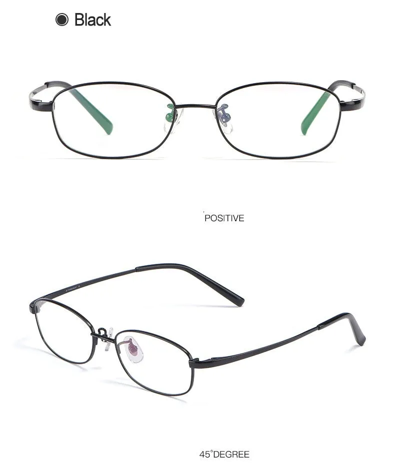 Hotochki Men's Full Rim Titanium Frame Eyeglasses 10196