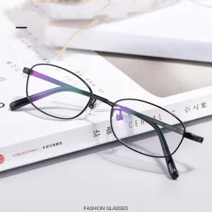 Hotochki Men's Full Rim Titanium Frame Eyeglasses 10196