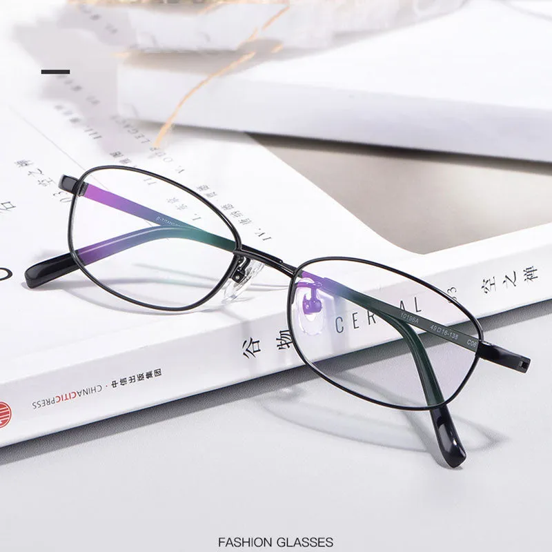 Hotochki Men's Full Rim Titanium Frame Eyeglasses 10196