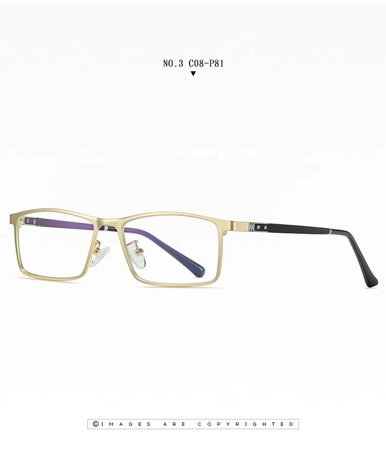 Hotochki Men's Full Rim TR-90 Resin Alloy Frame Eyeglasses T316