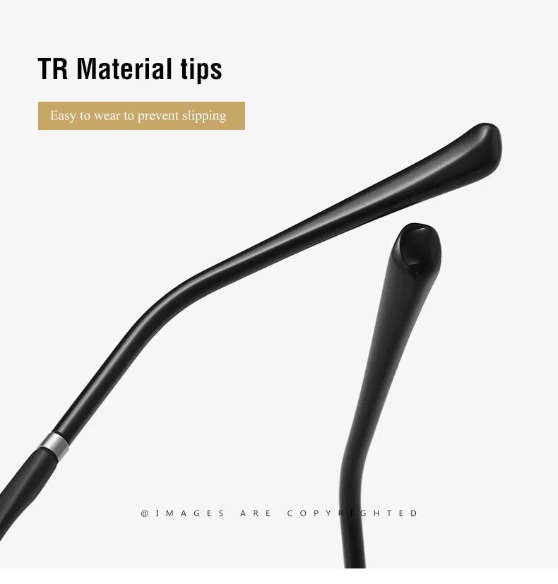 Hotochki Men's Full Rim TR-90 Resin Alloy Frame Eyeglasses T316