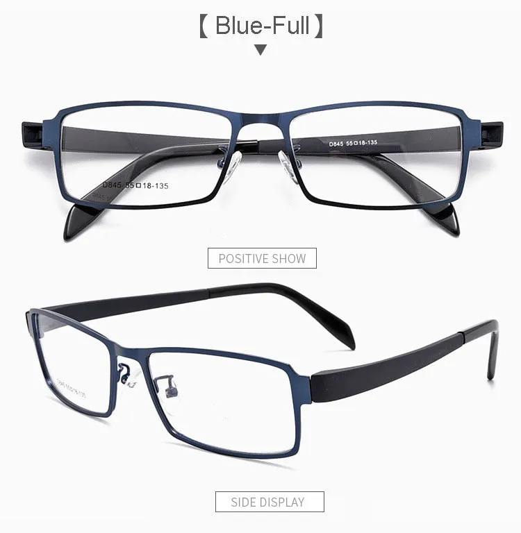Hotochki Men's Full/Semi Rim Alloy Frame Eyeglasses D849/D845