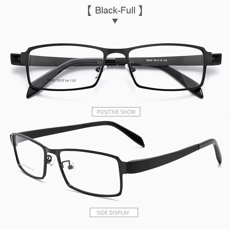 Hotochki Men's Full/Semi Rim Alloy Frame Eyeglasses D849/D845