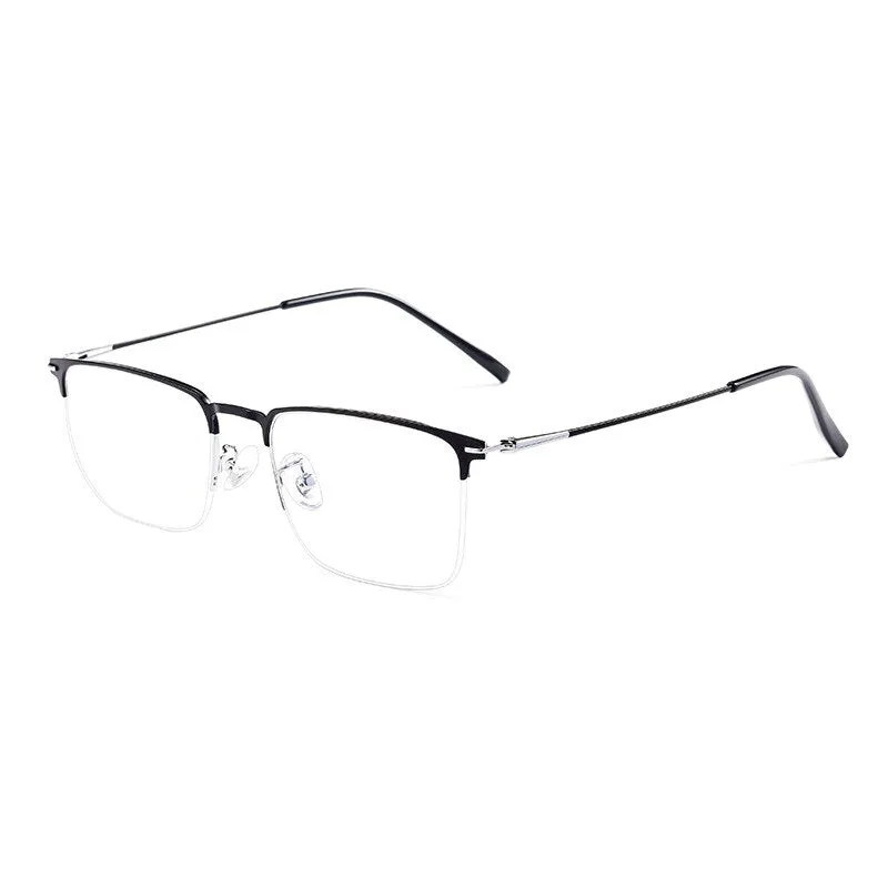 Hotochki Men's Full/Semi Rim SquareTitanium Frame Eyeglasses 0608-0606