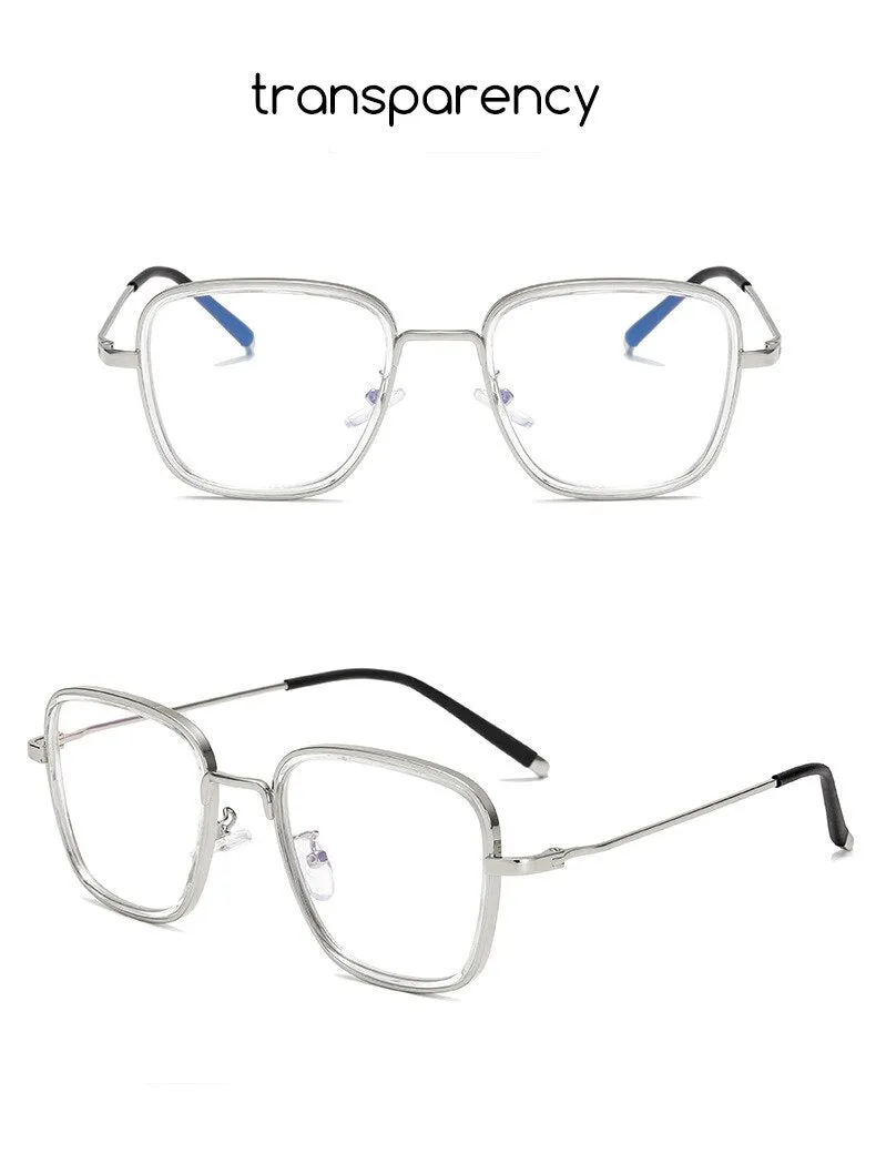 Hotochki Unisex Full Rim Alloy Metal Round Frame Eyeglasses 5206