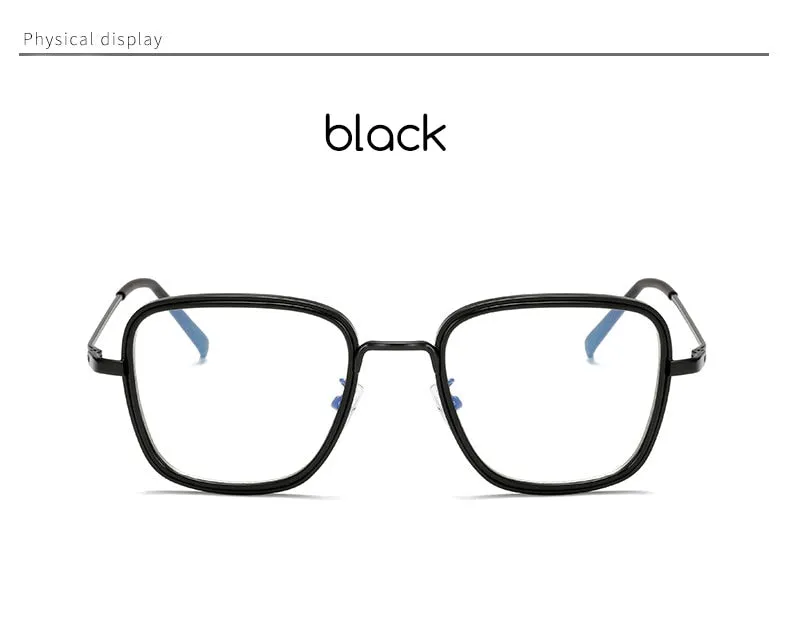 Hotochki Unisex Full Rim Alloy Metal Round Frame Eyeglasses 5206
