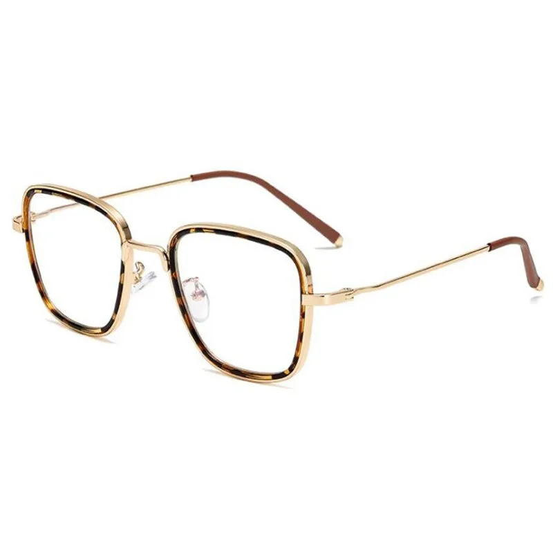 Hotochki Unisex Full Rim Alloy Metal Round Frame Eyeglasses 5206