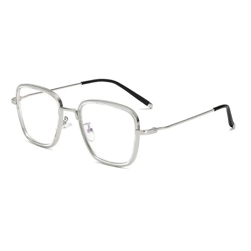 Hotochki Unisex Full Rim Alloy Metal Round Frame Eyeglasses 5206