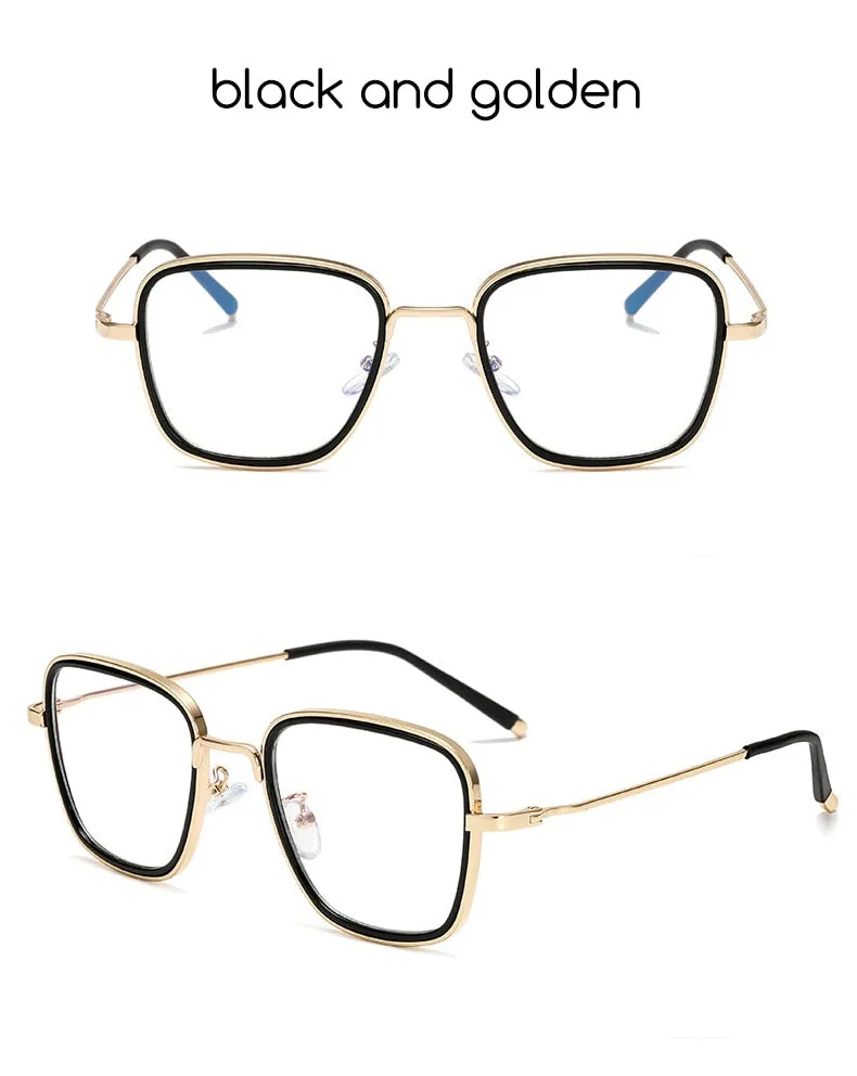 Hotochki Unisex Full Rim Alloy Metal Round Frame Eyeglasses 5206