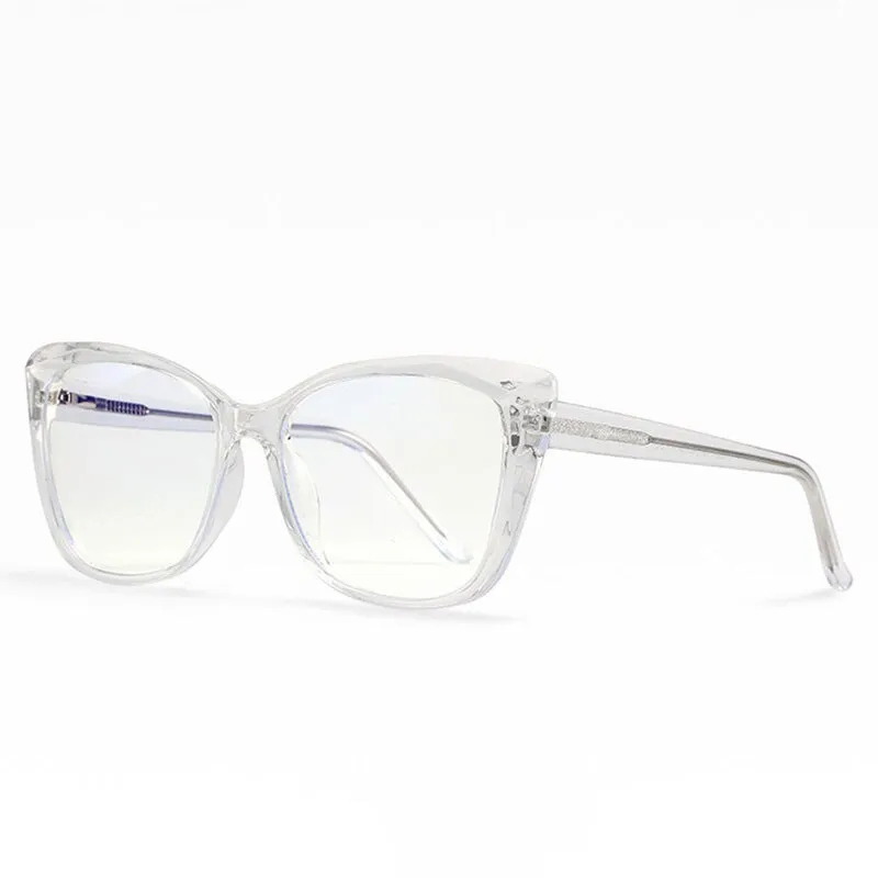 Hotochki Unisex Full Rim Cat Eye TR-90 Resin Frame Eyeglasses 2001