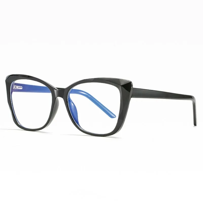 Hotochki Unisex Full Rim Cat Eye TR-90 Resin Frame Eyeglasses 2001