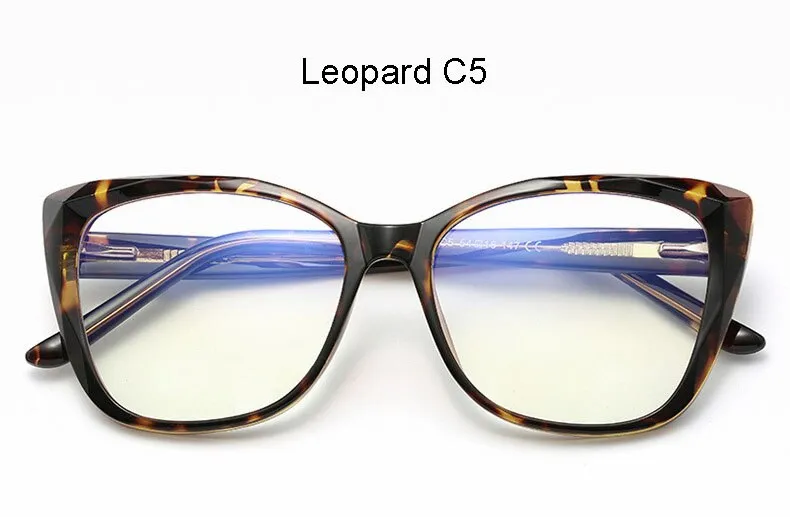 Hotochki Unisex Full Rim Cat Eye TR-90 Resin Frame Eyeglasses 2001