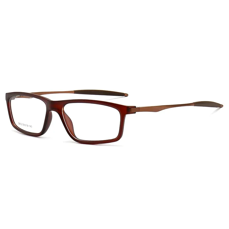 Hotochki Unisex Full Rim PC Plastic Resin Frame Eyeglasses 5812