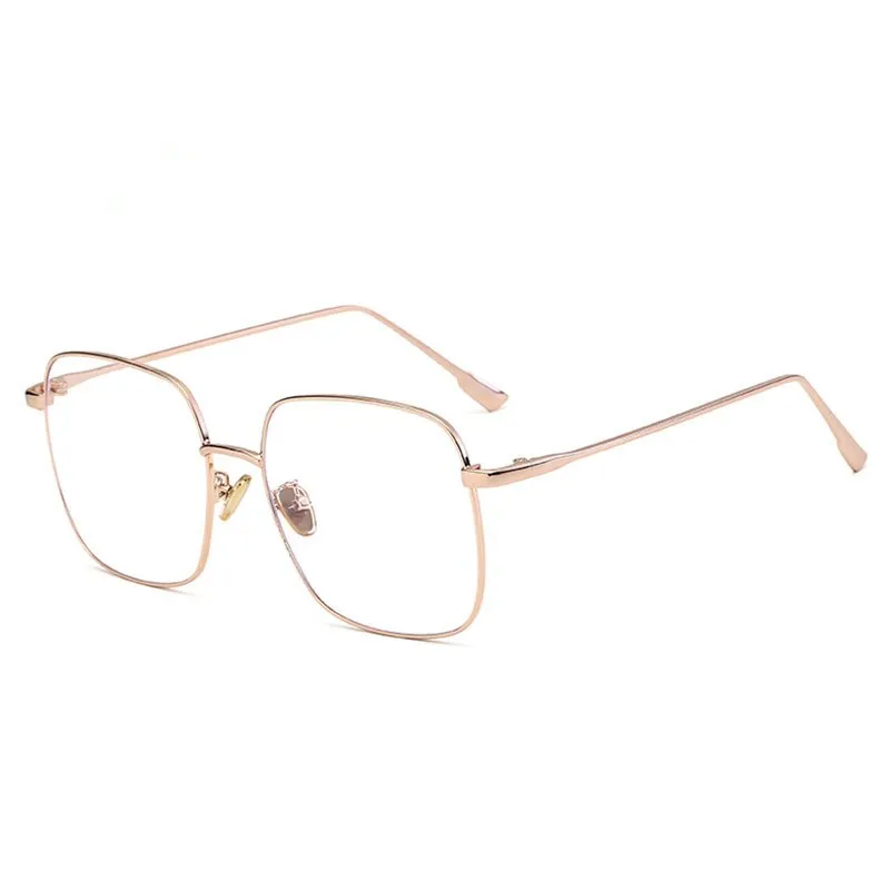 Hotony Unisex Full Rim Square Alloy Eyeglasses  8810