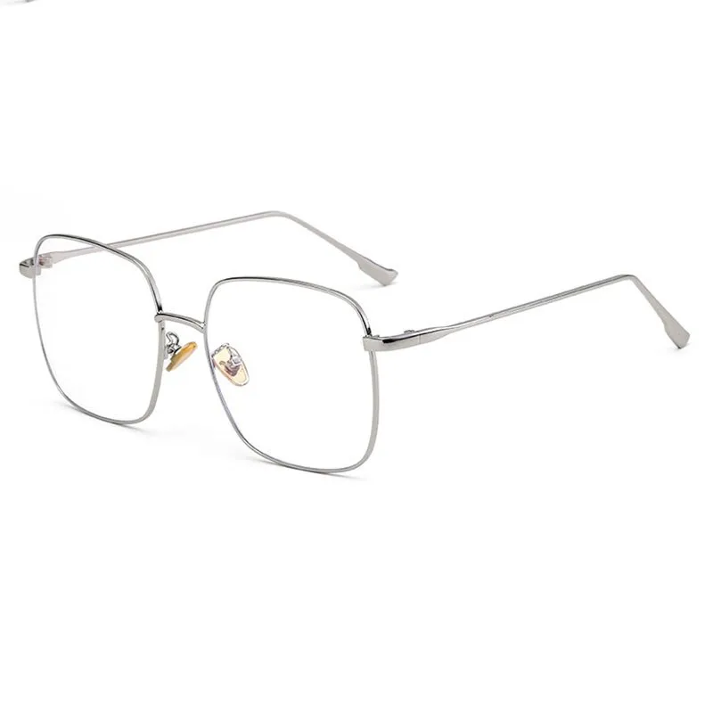 Hotony Unisex Full Rim Square Alloy Eyeglasses  8810