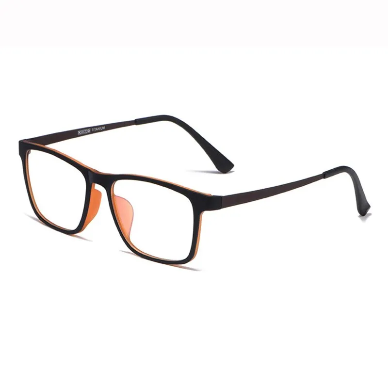 Hotony Unisex Full Rim Square TR 90 Resin Frame Eyeglasses Hr3068