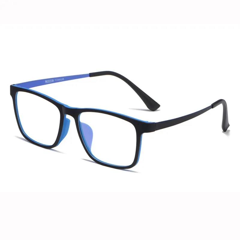 Hotony Unisex Full Rim Square TR 90 Resin Frame Eyeglasses Hr3068