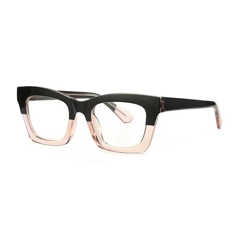 Hotony Women's Full Rim Cat Eye Square TR 90 Frame Eyeglasses 2016