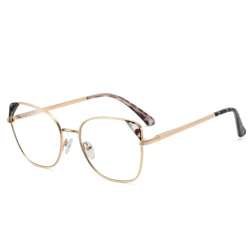Hotony Women's Full Rim Cat Eye TR 90 Resin Alloy Frame Eyeglasses 95805