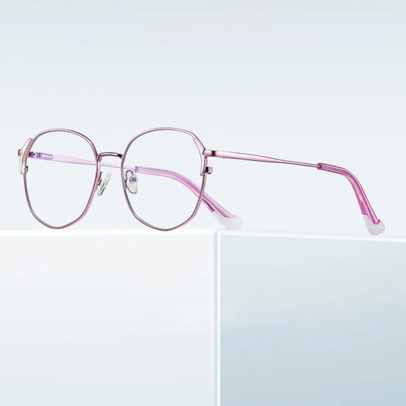 Hotony Women's Full Rim Oval Round Alloy Eyeglasses 3021