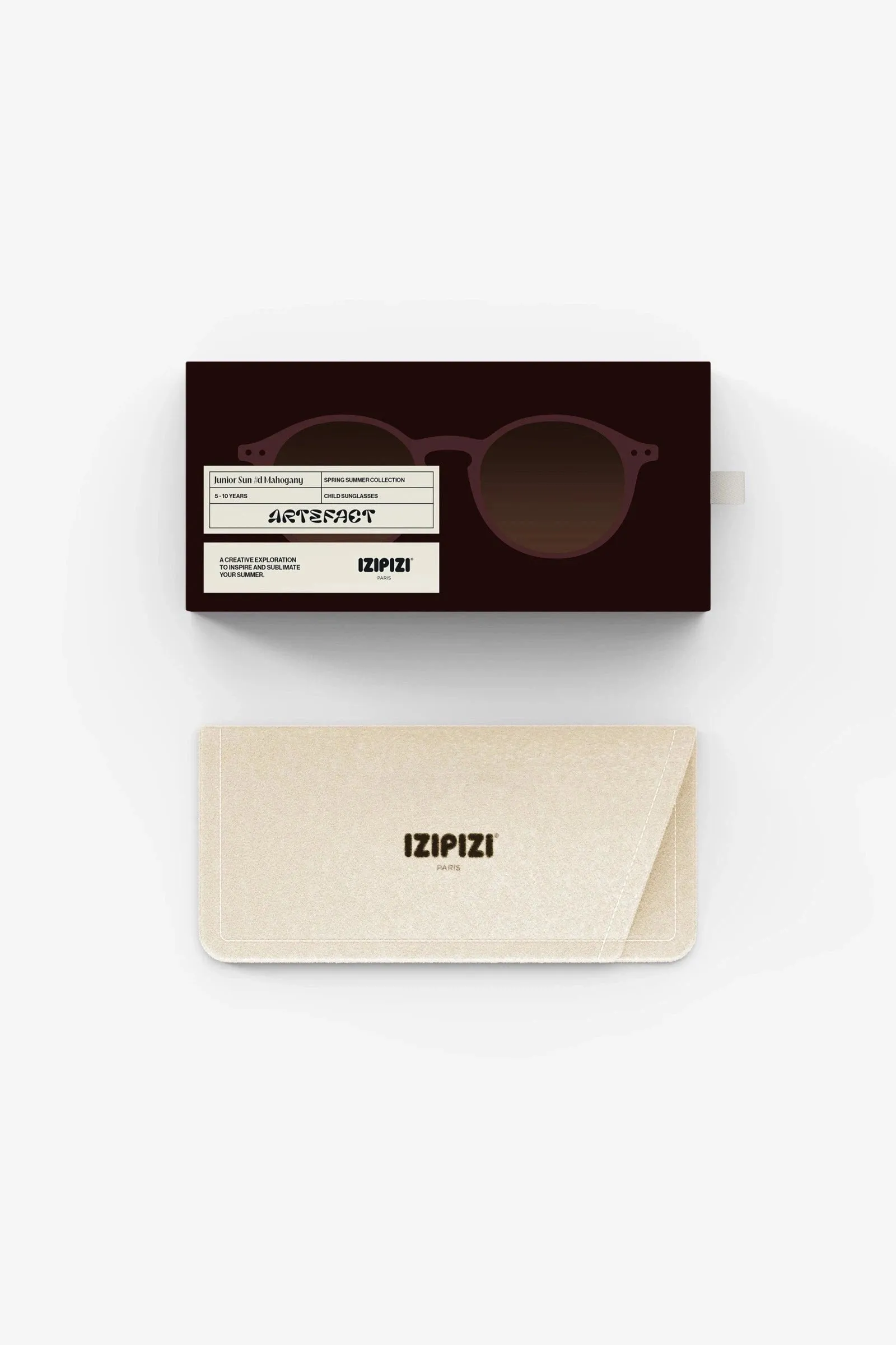 Izipizi JUNIOR SUNGLASSES  #D Mahogany 5-10 yrs