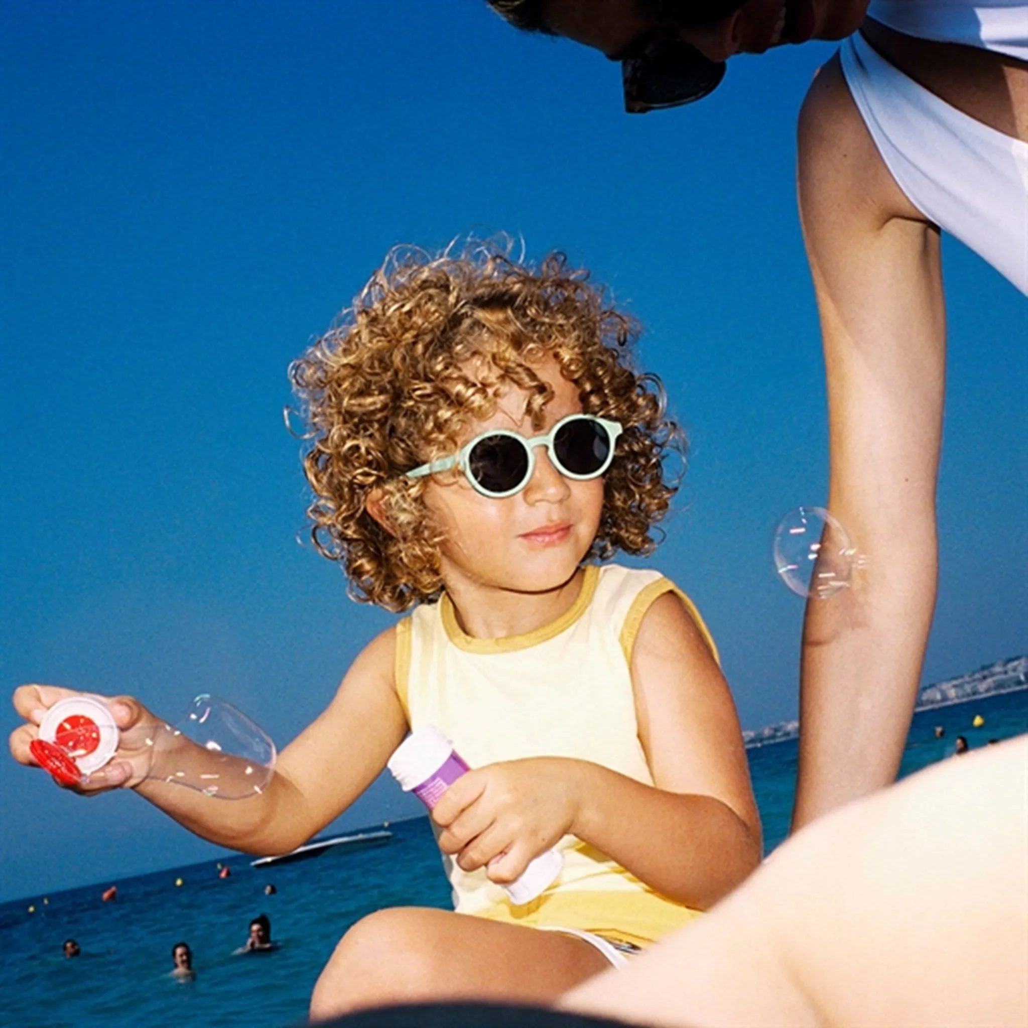 Izipizi Kids  Sunglasses Aqua Green