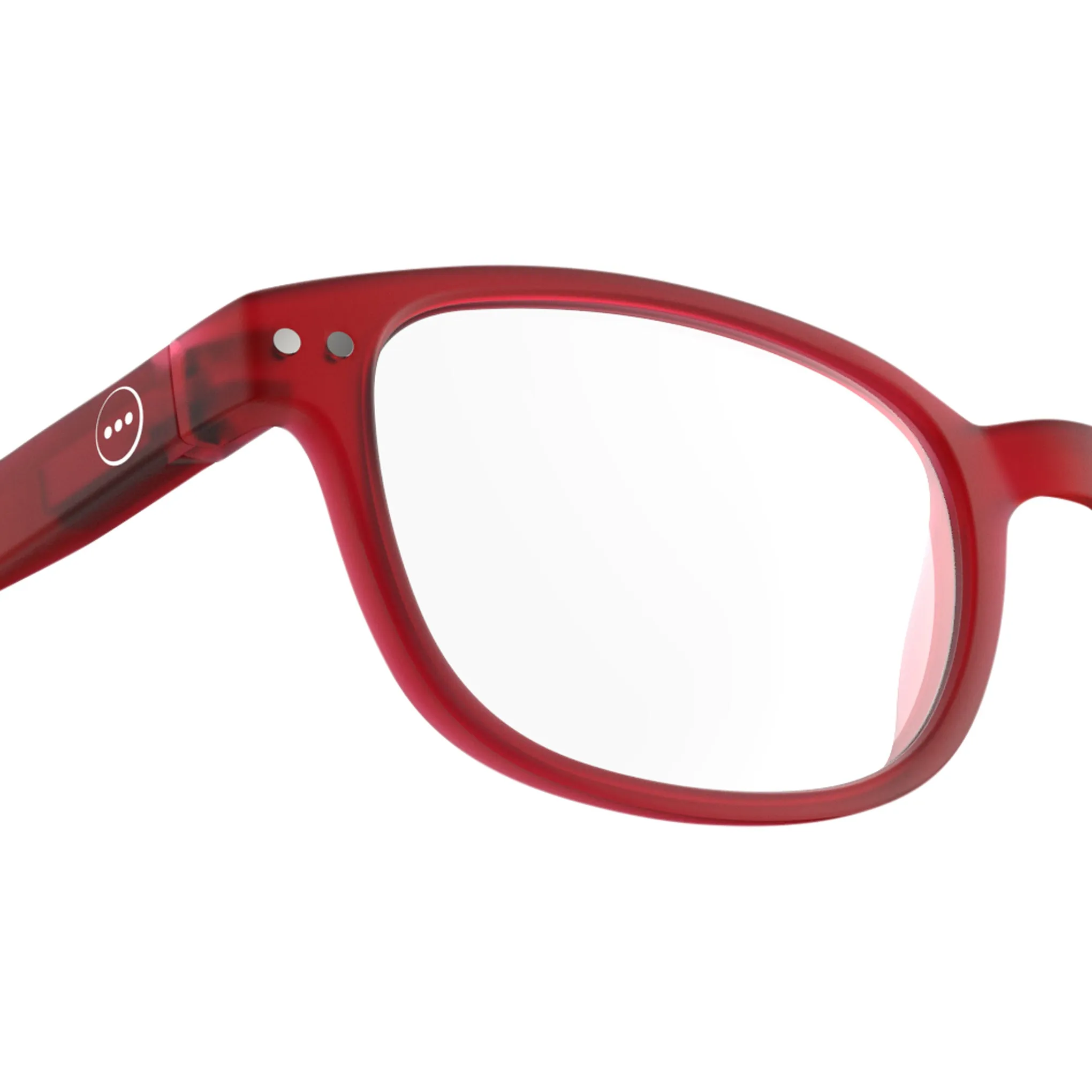 IZIPIZI Rectangular Reading Glasses #B - Red