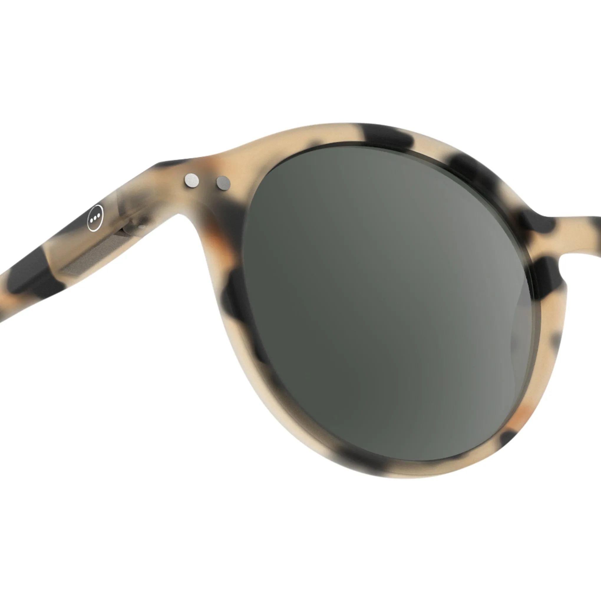 IZIPIZI Round Sunglasses #D - Light Tortoise