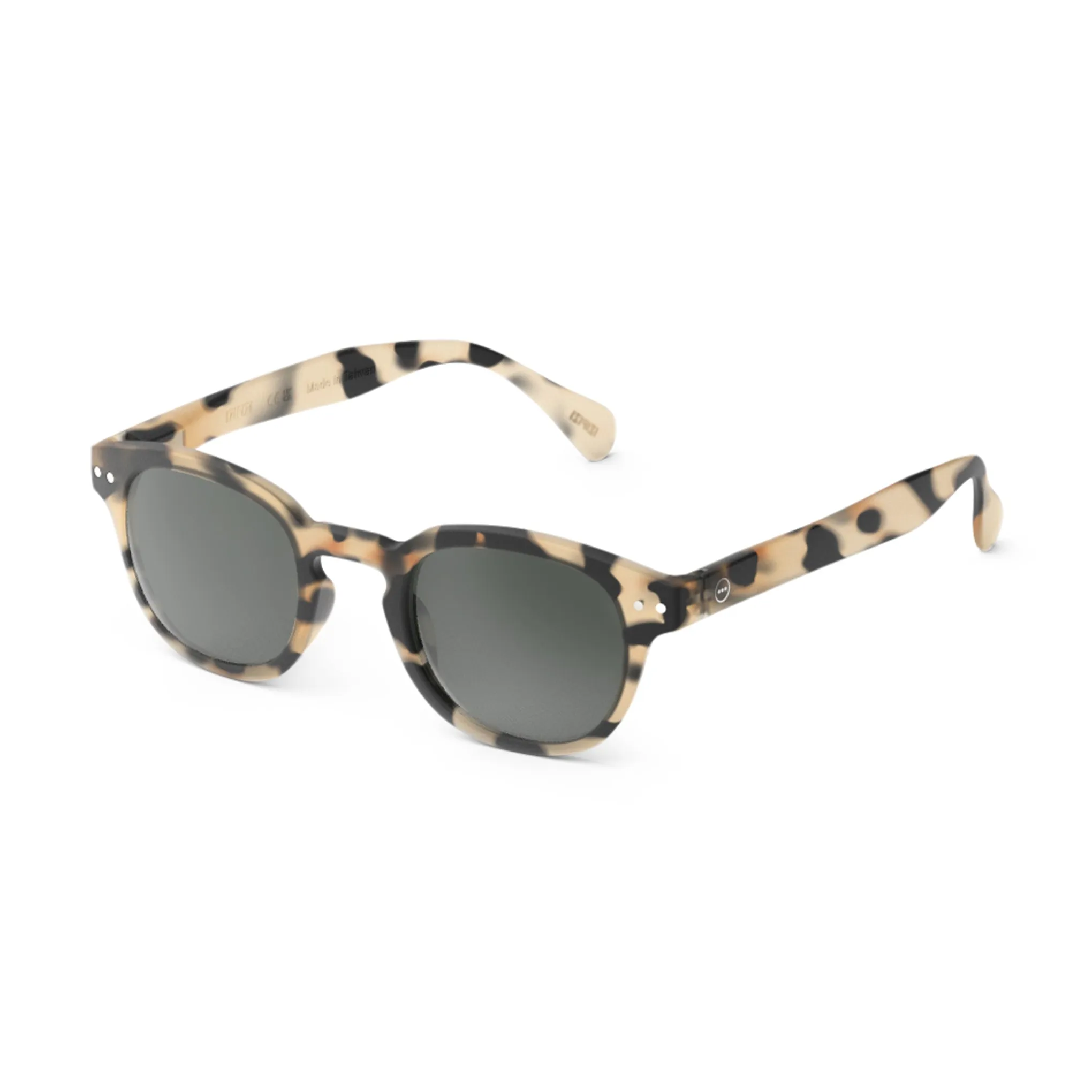 IZIPIZI Rounded-Edge Square Sunglasses #C - Light Tortoise
