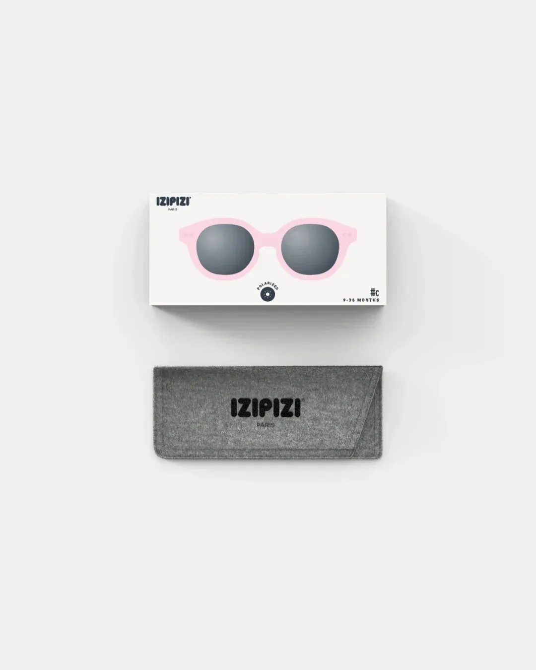 Izipizi Sunglasses Kids 9-36M #C - Pastel Pink